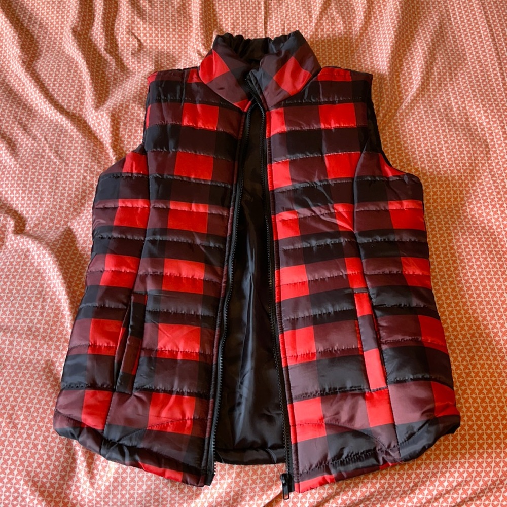 Buffalo print vest